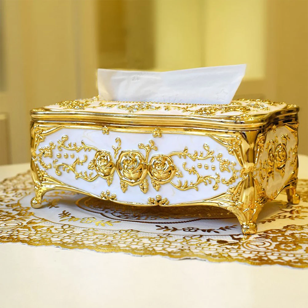 

Desktop Tissue Box Living Room Napkin Holder Supplies Acrylic Creative Stylish