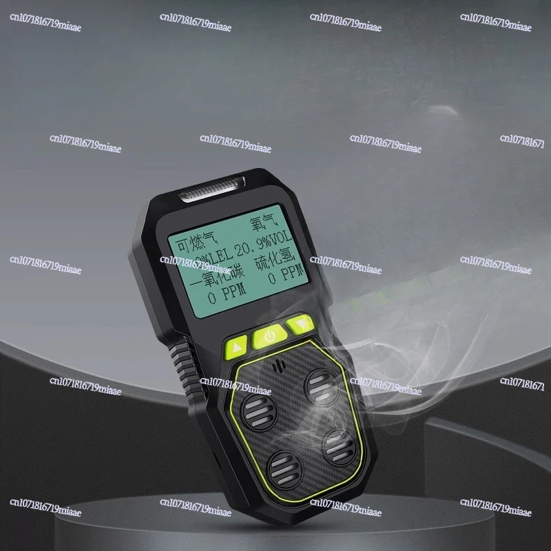 Leak Alarm, Gas Detector, Combustible Oxygen, Hydrogen Sulfide, Carbon Monoxide