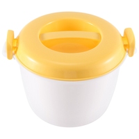 Portable Microwave Oven Rice Cooker Multifunctional Steamer 2800Ml Insulation Lunch Box Steaming Utensils for Microwave