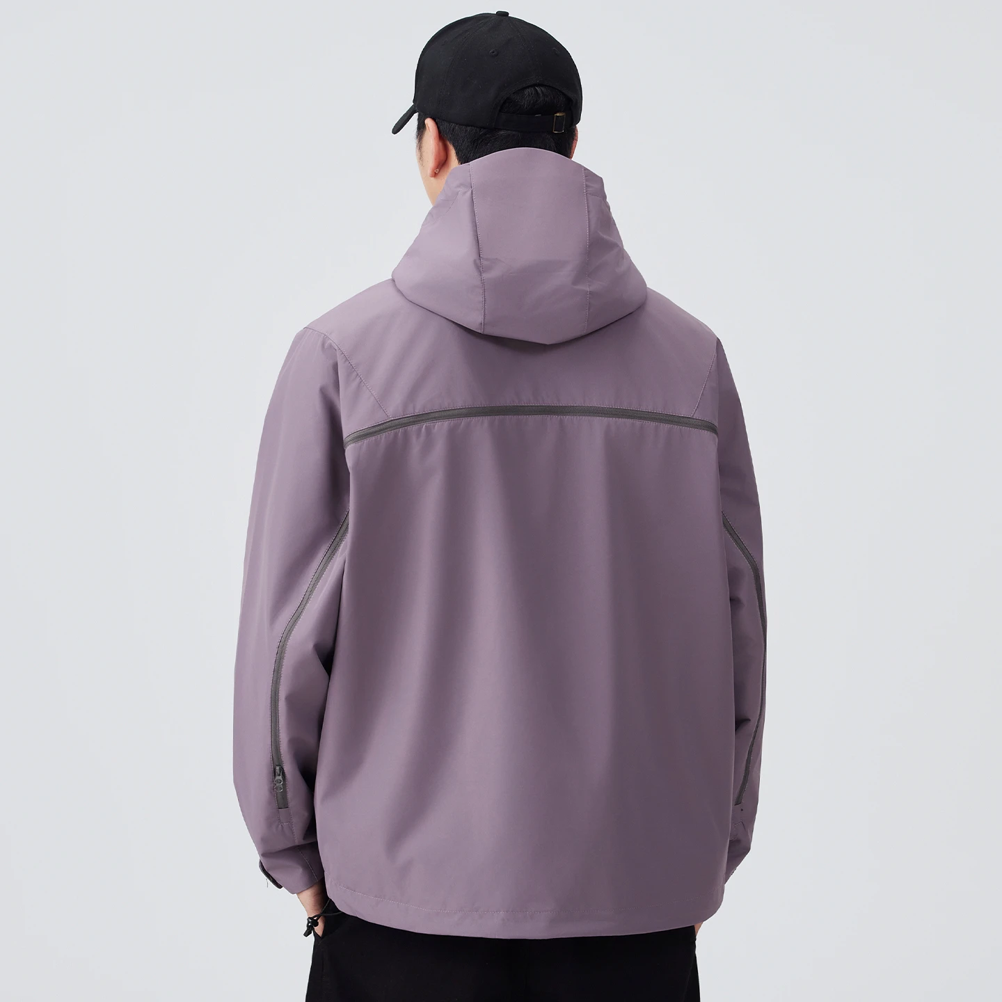 Autumn Men Women Fashion Outdoor Techwear Loose Casual Cargo Hooded Jacket Cityboy Streetwear Coat Outerwear Man Clothes