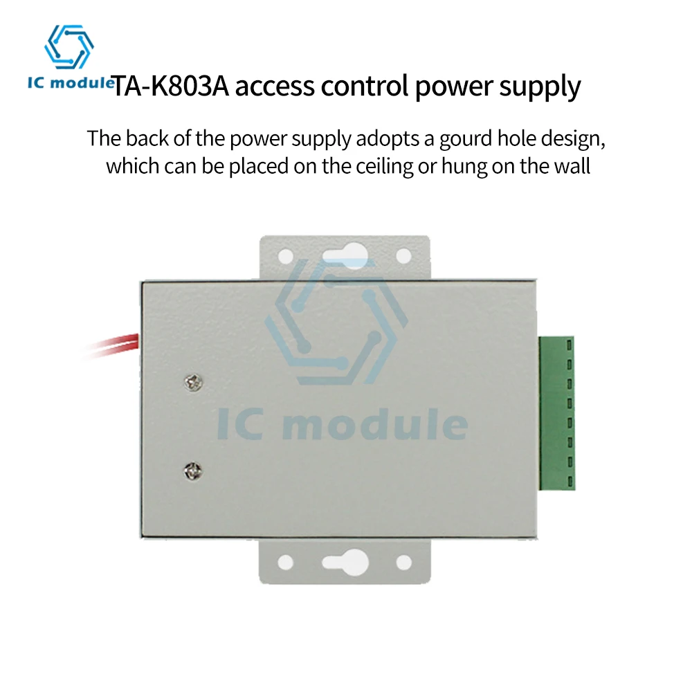 110-240VAC to 12VDC 3A Access Control Power Supply Controller Switch For Door Access Control System/Video Intercom System K80