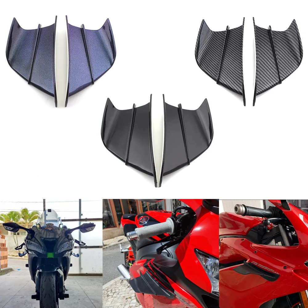 

Motorcycle Side Fairing Aerodynamic Winglets Dynamic Wing For Yamaha R1 R6 BMW S1000RR Kawasaki Ninja Honda CBR1000RR CBR600RR