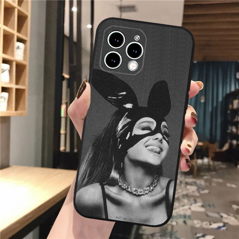 Phone Case For iphone 16 15 14 Pro Max 16 15 14 13 12 11 Pro 16 15 14 Plus Singer Pop star Ariana grande Shell