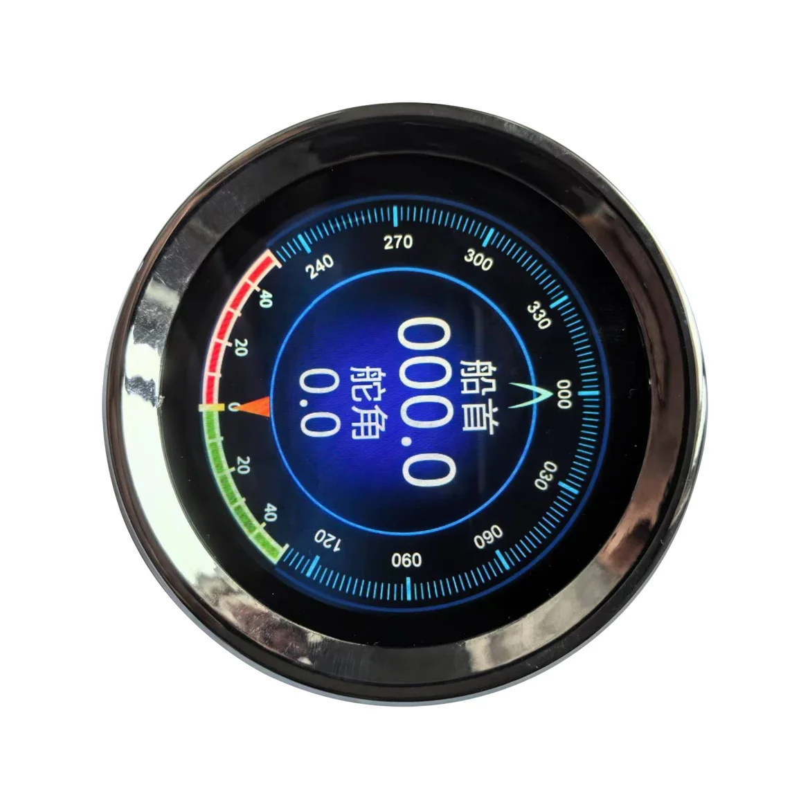 SZGCC Marine Touch Screen Display  Rudder Angle Indicator with Heading Repeater for Yacht