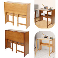 Multifunctional Home Folding Laptop Desk Office Furniture Household Desk with Storage Space Foldable Compact Desk