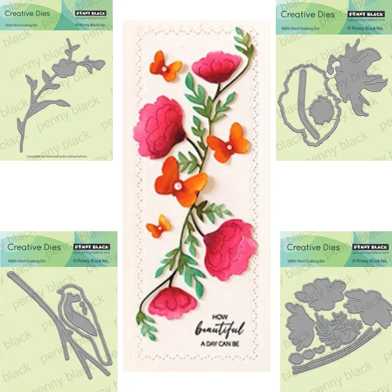 COURIER Thin AN IMPRESSION DUET RECOLLECTION Matrices de découpe métalliques, pochoir et gabarit de gaufrage pour scrapbooking, décoration de journal et projets DIY