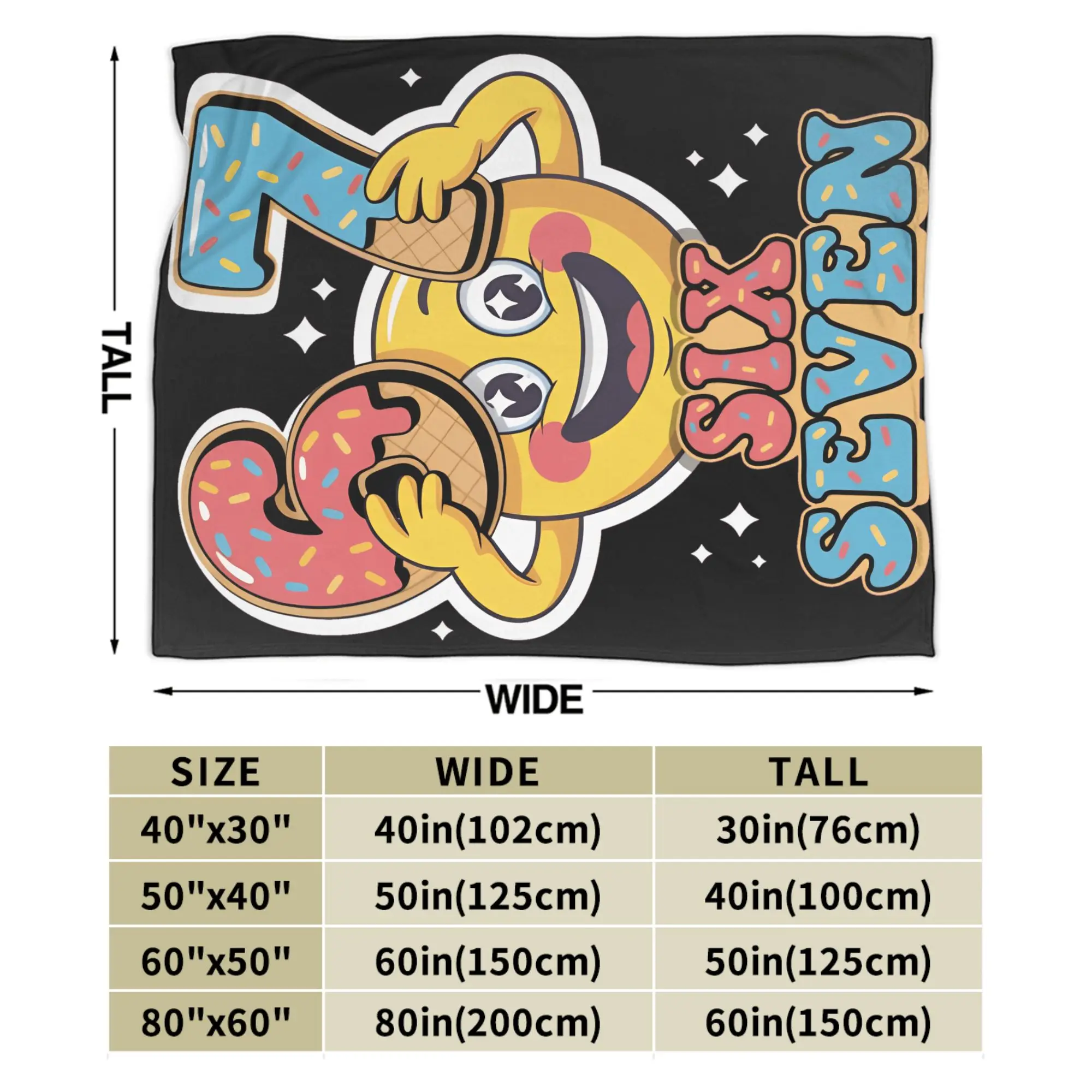 ستة سبعة ميمي الآيس كريم بالتنقيط الهراء المخروط مضحك 67 سوبر لينة البطانيات الفتيات الفتيان أفخم الفراش يلقي الأريكة كرسي المفرش