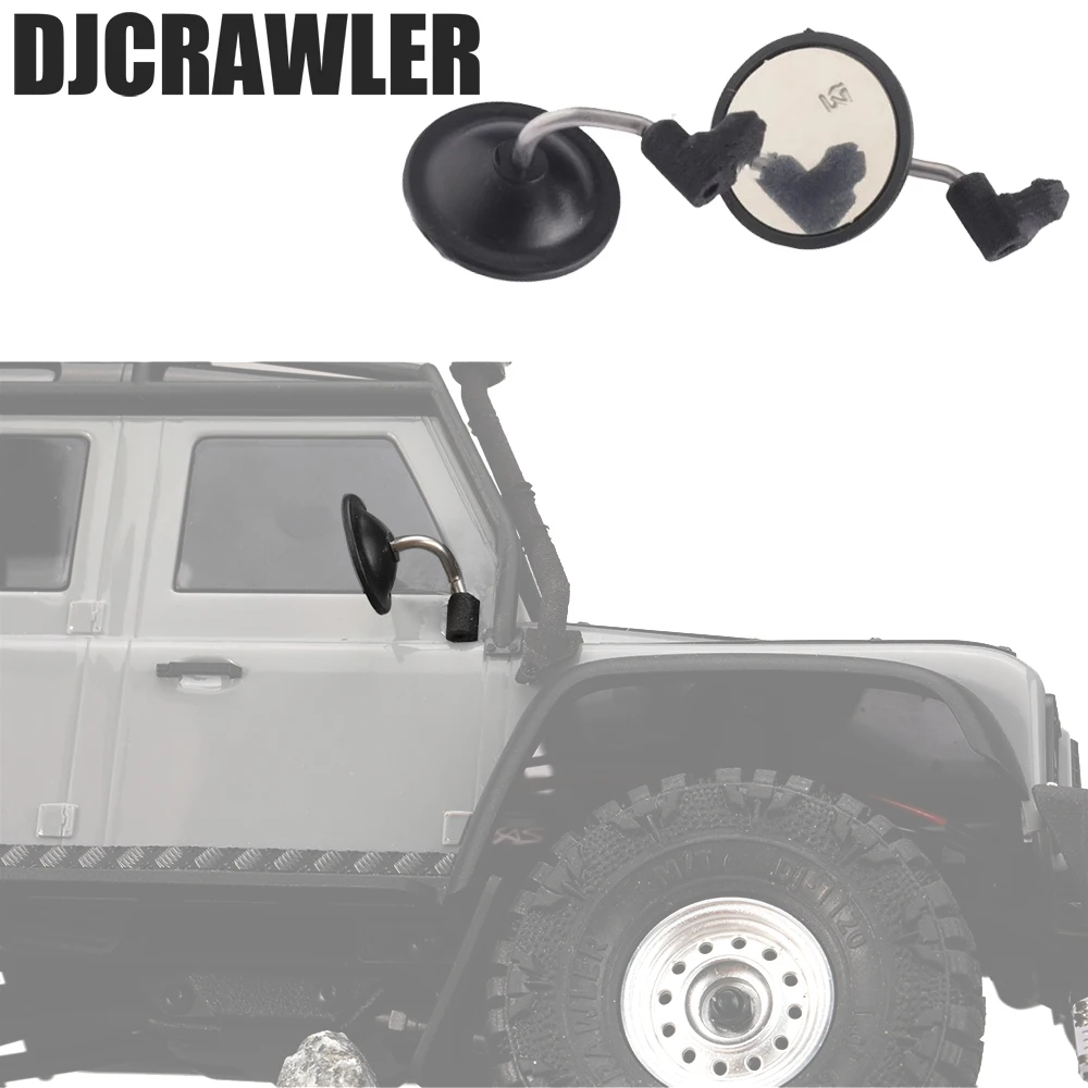 

DJC 1/18 Round Rearview Mirror for TRX4M Defender Modified Accessories RC Climbing Car Simulation Parts