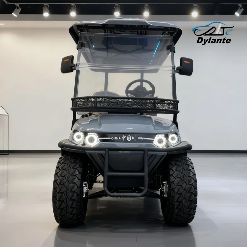 2 4 6 الركاب 60 فولت/72 فولت عربة جولف كهربائية عربات التي تجرها الدواب على الطرق الوعرة مع بطارية الرصاص الحمضية وبطارية ليثيوم اختياري بالطاقة #2