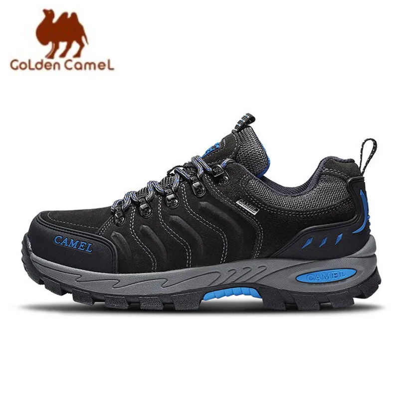 GOLDEN CAMEL Hiking Shoes Men Women Sneakers Breathable Anti-Slip Outdoor Leather Low-top Trekking Shoes for Men 2023 Autumn New