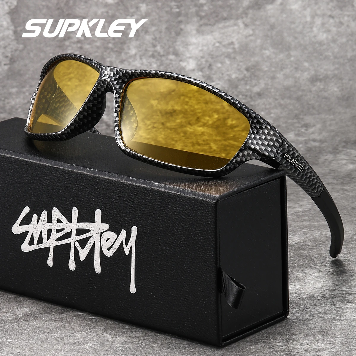 SUOKLEY Hübsche und modische Sonnenbrille im Reitstil mit UV- und Blendungsreduzierung sind unverzichtbar zum Wandern und Angeln – Detail 2