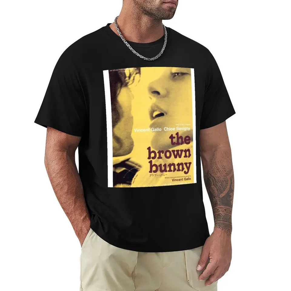 Vincent Gallo - The Brown Bunny - Vintage Movie Poster T-Shirt