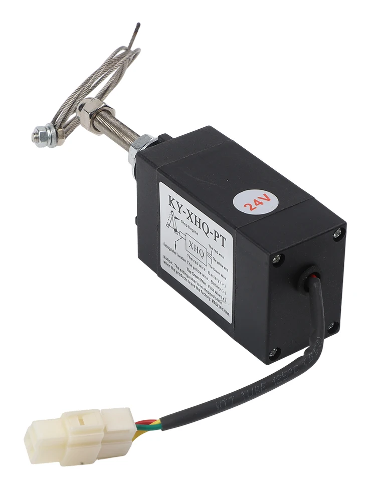 For Diesel Engines Engine Stop Solenoid For Harsh Environments Diesel Generator Control Switch Solenoid Current Consumption 1A