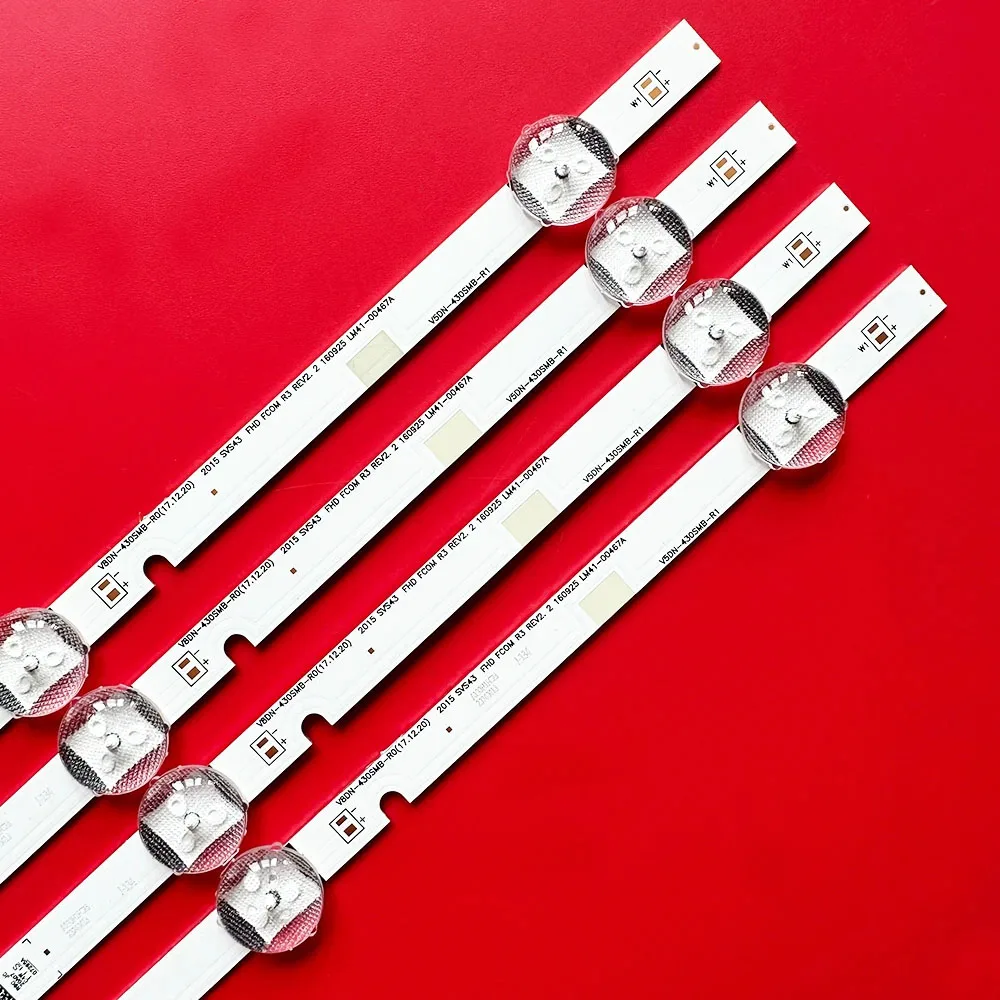 8/24 PIÈCES LED bande pour Samsung V5DN/V8DN-430SMA L1-N5K-D3-FAM-R3 UN43J5200AG UN43J5200 2015 SVS43 FCOM V5DN-430SMA-R1 430SMB R2