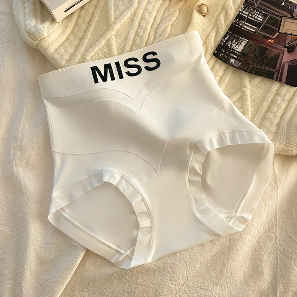 

High Waist Postpartum Body Shaper English Letters Panties Butt Lifter Briefs Belly Contracting Waist Trainer
