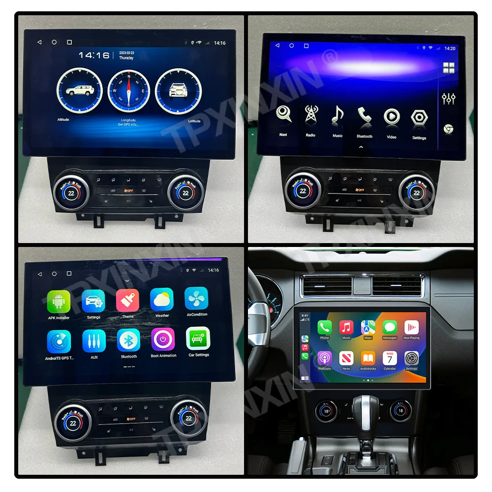13.3 Inch Android Auto Multimedia For Ford Mustang 2009~2014 GPS Intelligent Navigation Car Radio Stereo Receiver IPS Head Unit