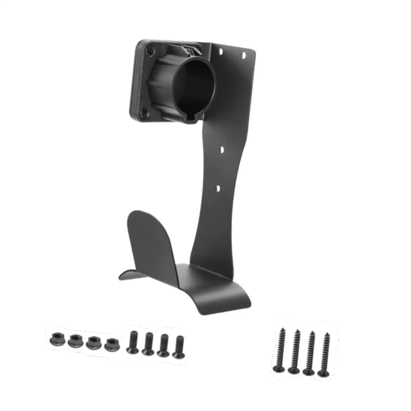 

EV Charger Holder Wall Mounted Organizer Stainless Steel J1772 Cord Dock Space Saving for Electric Vehicle