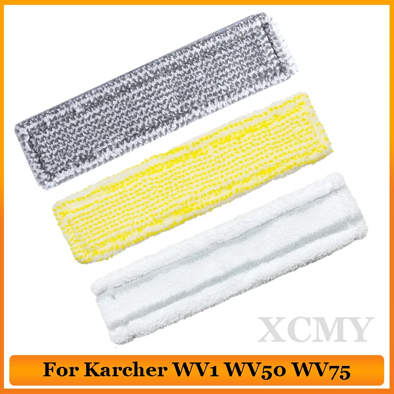 Dla Karcher WV1 WV50 WV75 WV2 głowica mopa części zamienne z mikrofibry płyn do szyb akcesoria końcówki do mopa