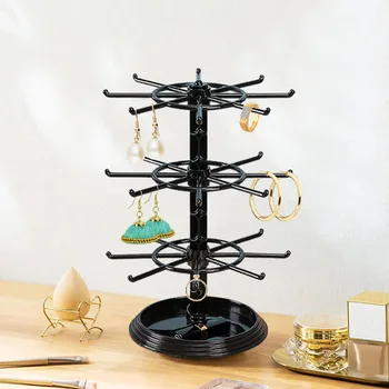 1pc, Multi Layer Rotating Jewelry Rack, Necklace Display Rack, Jewelry Storage Rack,…