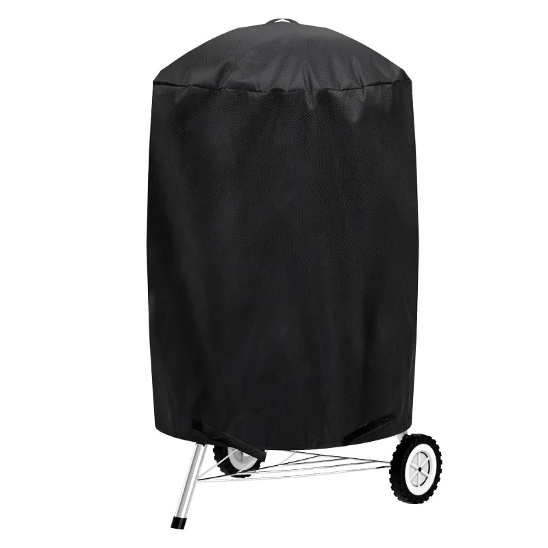 For Rotundity Grill Cover, Heavy Duty Waterproof Barbecue Gas Grill Cover, Black, Heat Resistant, Stain Resistant, Waterproof