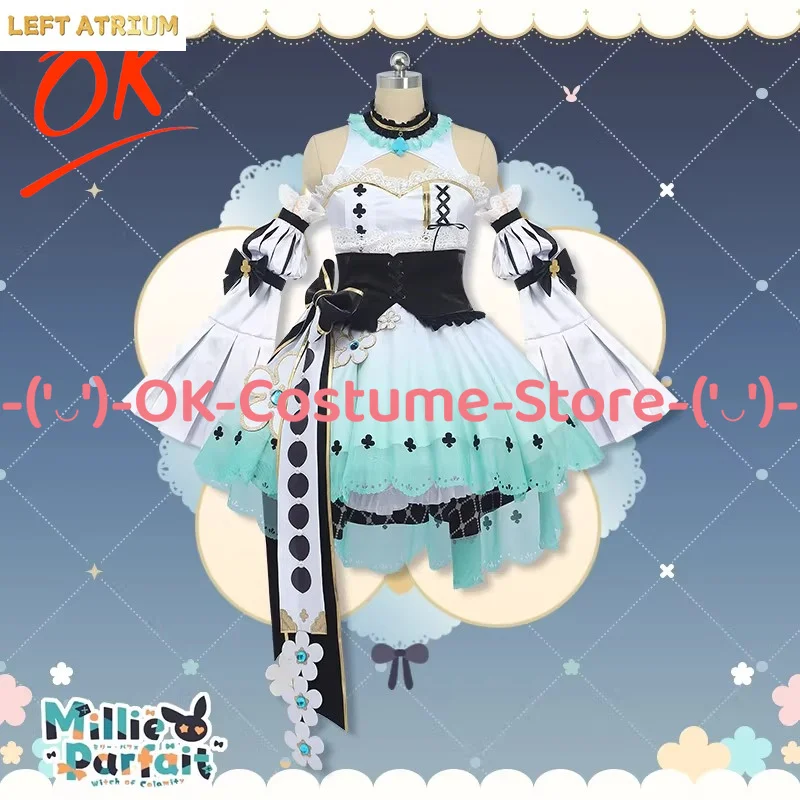 

[Customized Size] NIJISANJI EN Virtual Ethyria Millie Cosplay Costume Anime Character Outfit Halloween Carnival Party Uniform