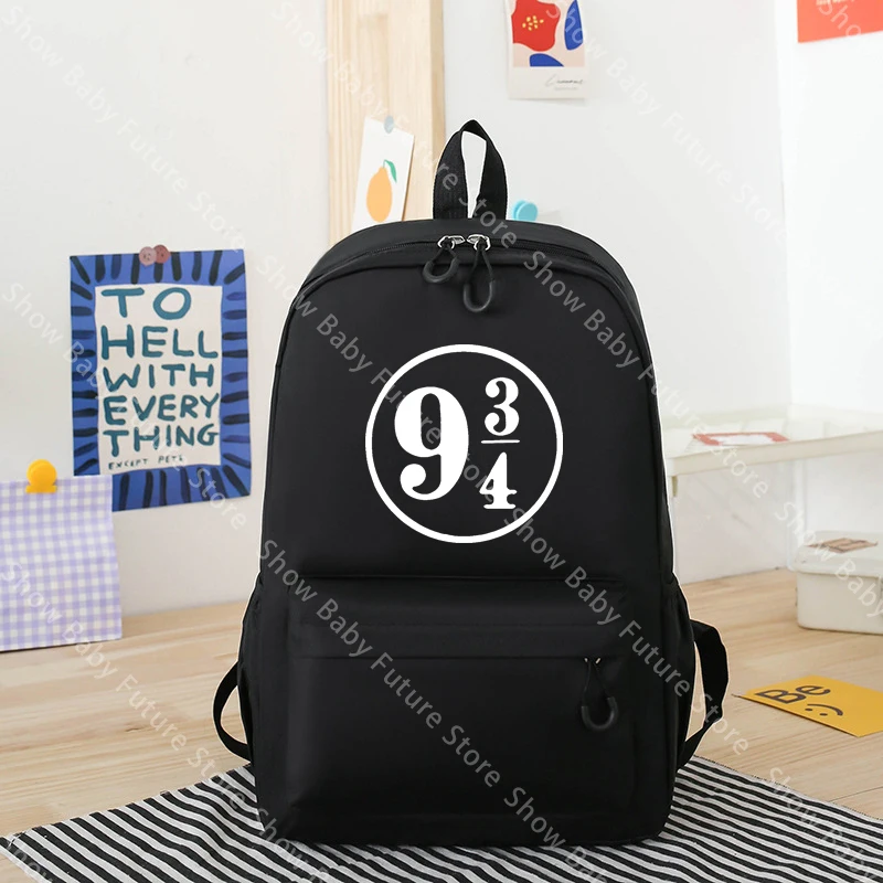 

Cartoon Cute Harrys Potters Backpack for Adult Boys Girls Schoolbag Anime Cool Rucksack Large Capacity Kawaii Student Knapsack