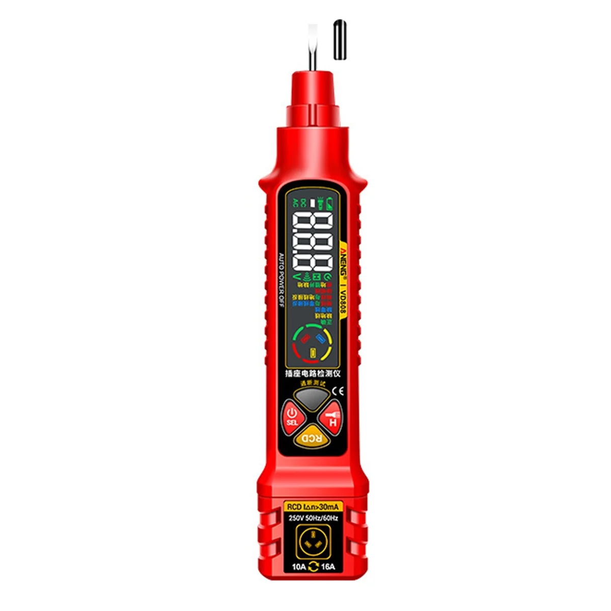 DIDI  VD808 Digital Socket NCV - Circuit Breaker Finder recension och pris