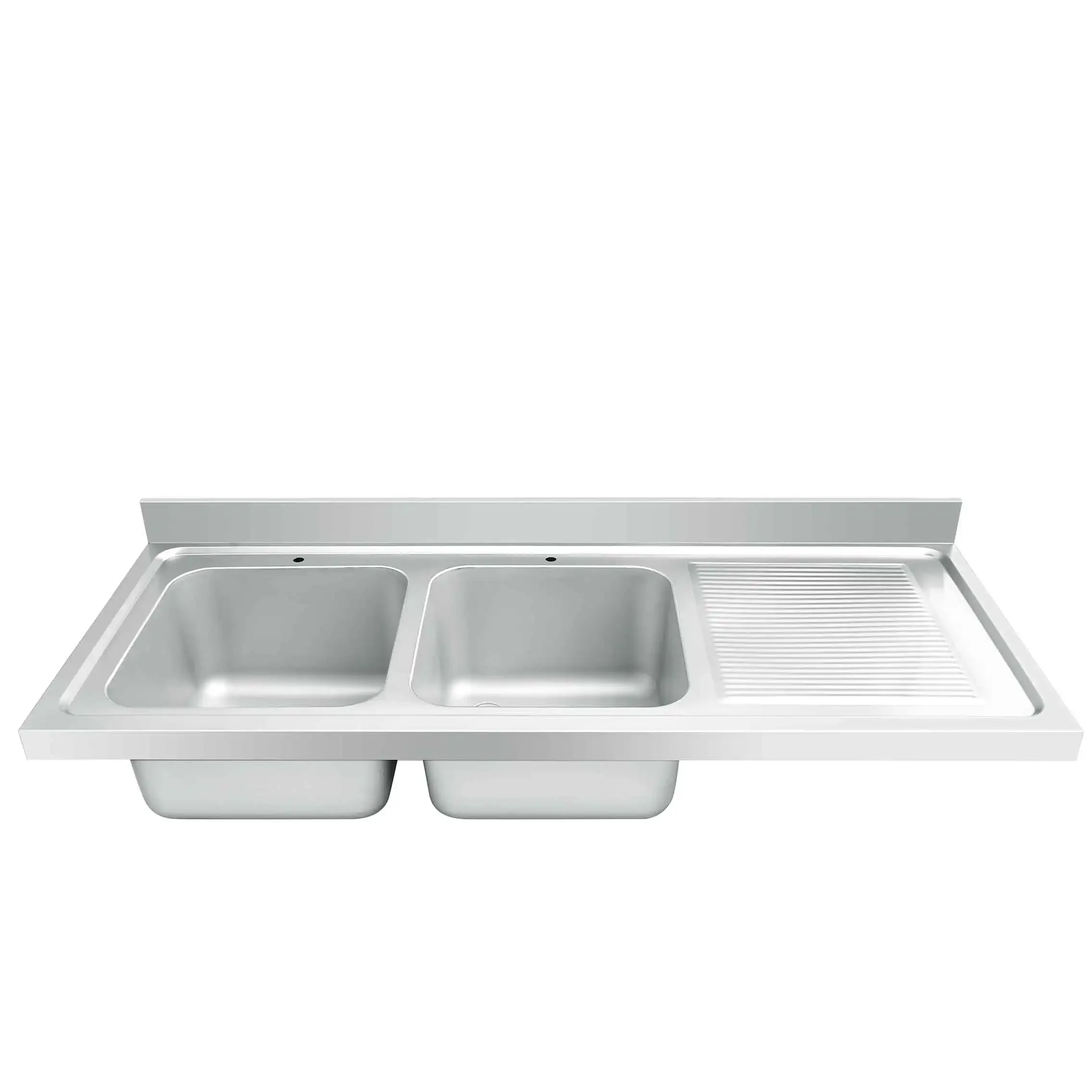 Stainless Steel Industrial Commercial Sink Counter Top Pressed Sink Counter Top Factory Commercial Kitchen Equipment Sink Top
