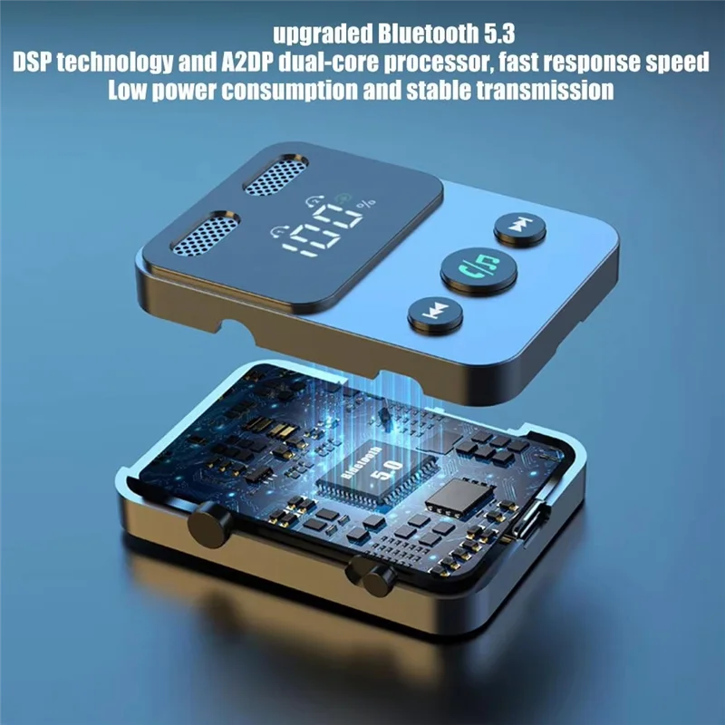 Bluetooth 5.3 Transmitter Receiver Bluetooth Hands-Free Calling Bluetooth Audio Receiver