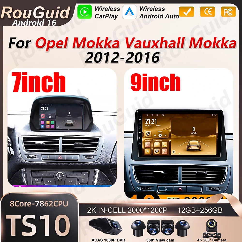 

Car Stereo Android 16 Radio For Opel Mokka Vauxhall Mokka 2012 2013 2014 2015 2016 Carplay Video Multimedia Player BT Head Unit