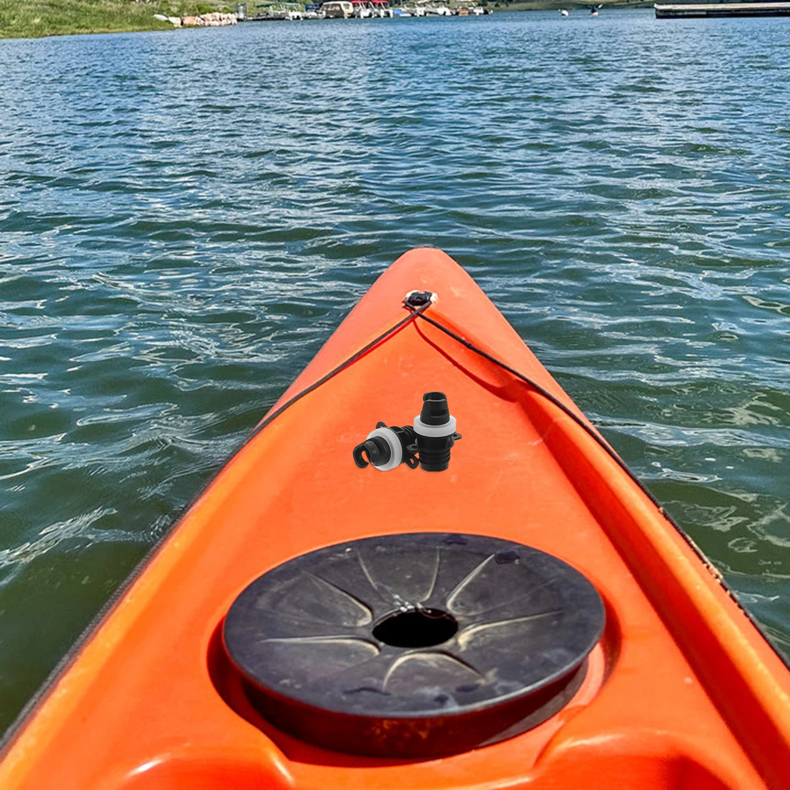 

4Pcs Air Pump Adapter for Inflatables Quick Inflation Valve Connector for Kayak Paddle Board Dinghy Inflatable Boat Air Valve