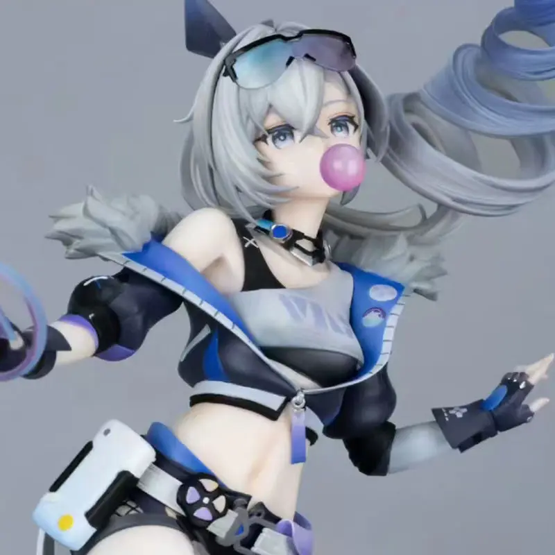 Honkai: Star Rail Figure Silver Wolf Figurine Stand Bubble Silver Wolf Anime Figures Collection Statue Model Ornament Toys Gifts