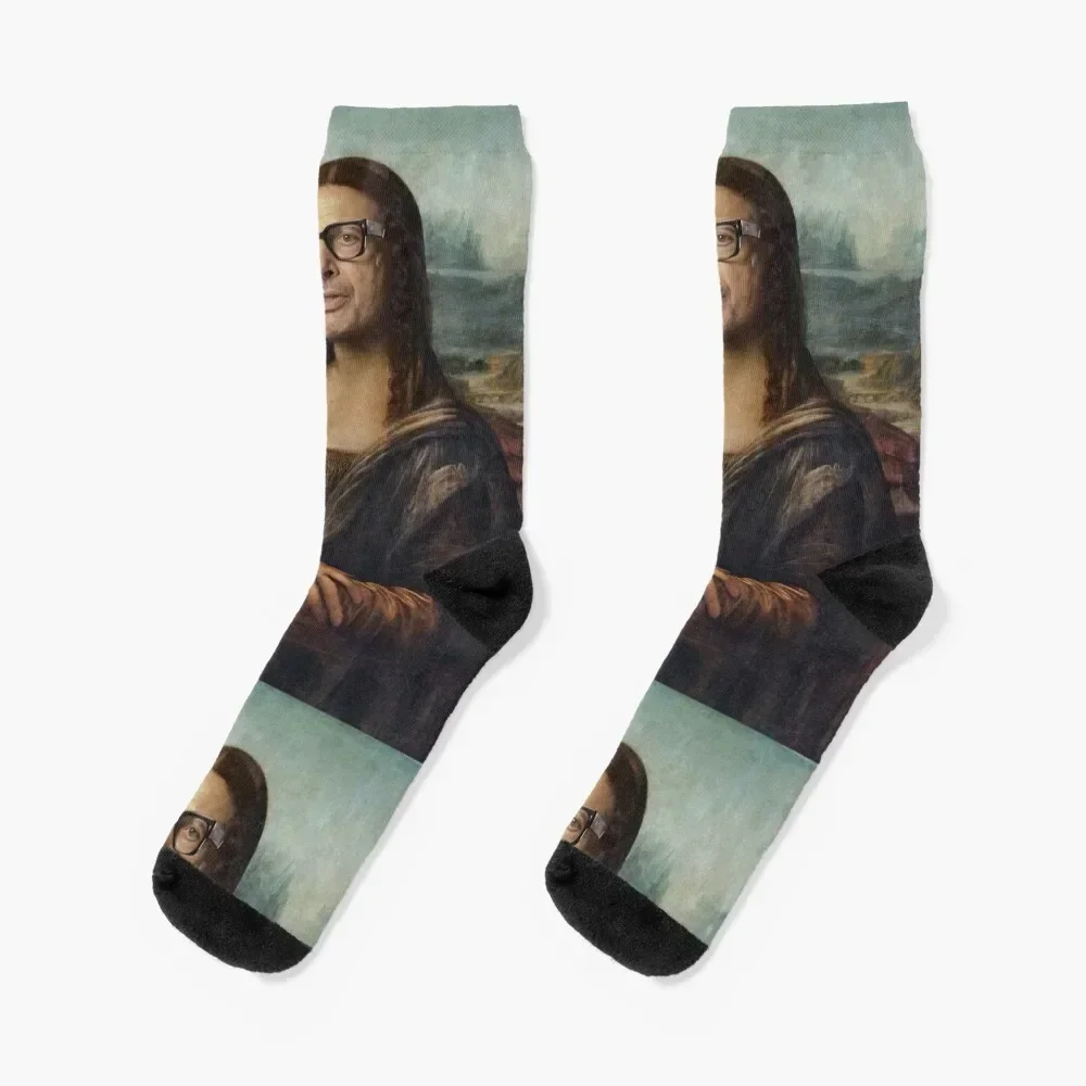 Mona Goldblum - Oil Painting Socks Stockings cycling cartoon floral Designer Man Socks Women's