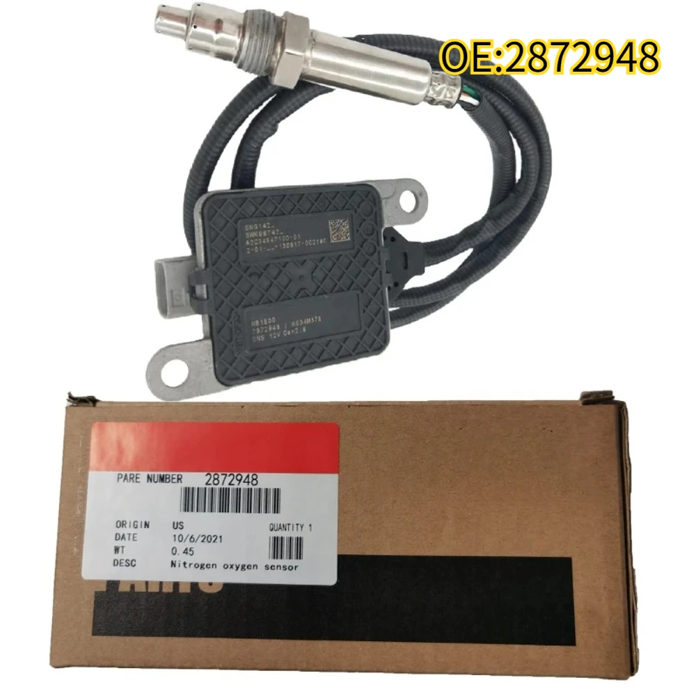 

For 5WK96742B 2872948 High Quality ISBe Engine Part NOx Sensor 12V Nitrogen Oxygen Sensor