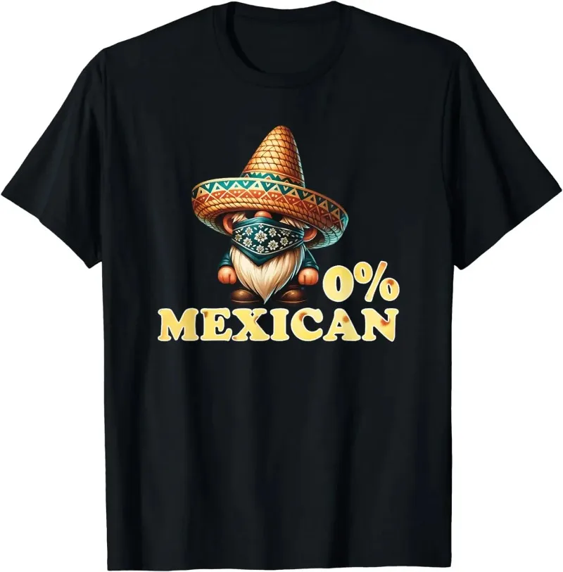 

Mexican Cinco De Mayo Fiesta Sombrero Mustache Cotton T-Shirt Anime Print Camisetas Summer Mens Casual Shirts Vintage Tees Tops