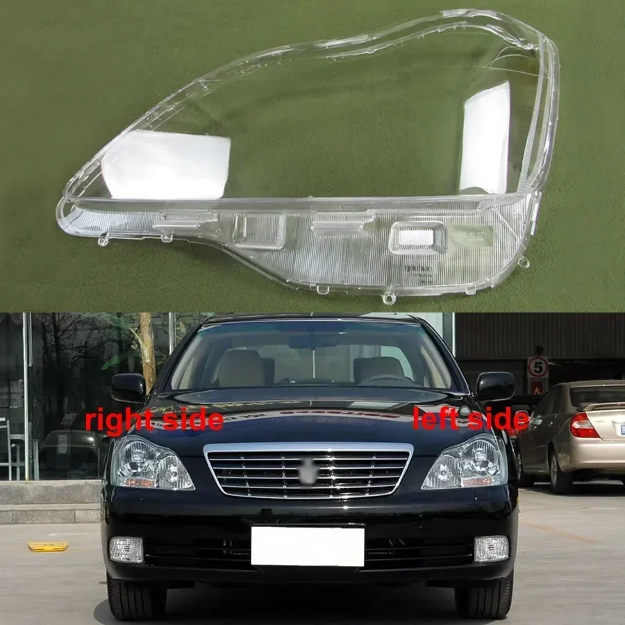 For Toyota Crown 12 Generation 2005-2009 Headlamp Lamp Shell Transparent Mask Lampshade Headlight Cover Lens Plexiglass