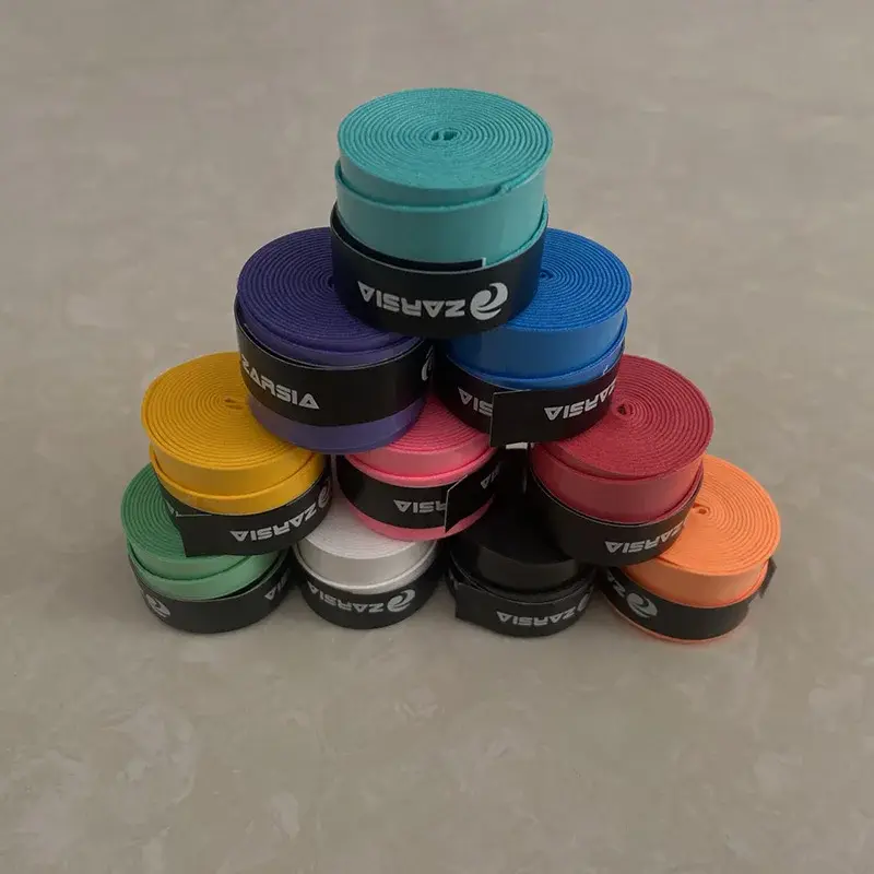 Zarsia pegajoso anti-skid raquete de tênis aperto anti-suor apertos de badminton overgrips de raquete de tênis 10 peças