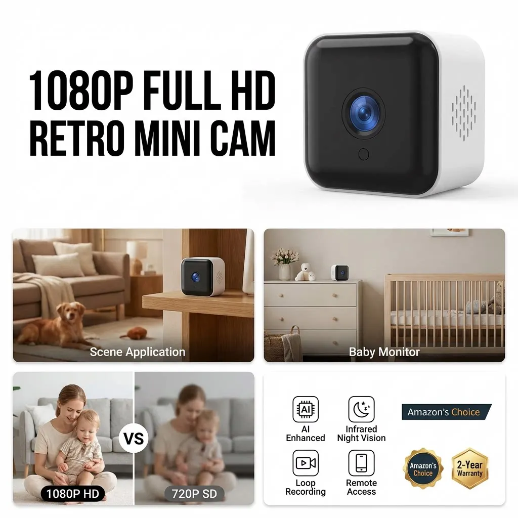 Lenovo 4K Wireless IP Camera with Night Vision