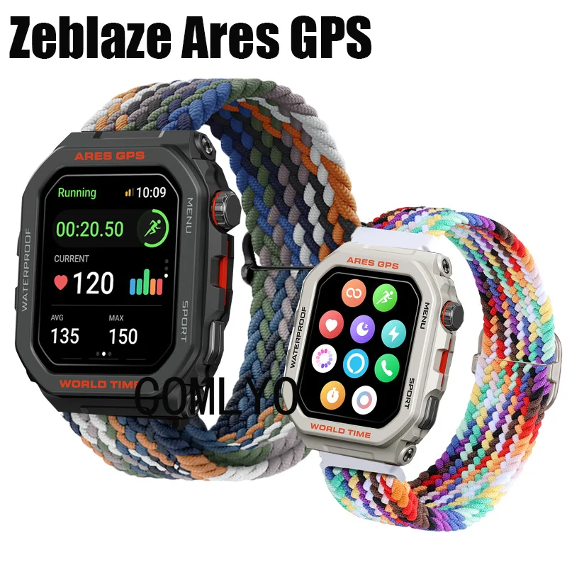 For Zeblaze Ares GPS Strap Women men Band Nylon Smart Watch Belt Adjustable Soft Wristband