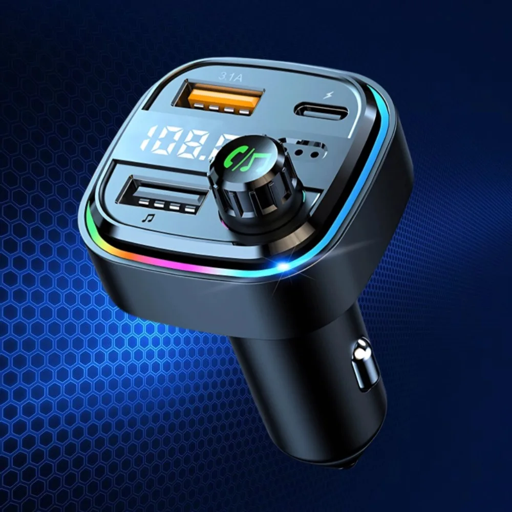 

FM-передатчик Bluetooth Handsfree Автомобильный радиомодулятор MP3-плеер с 22,5 Вт USB-адаптером для сверхбыстрой зарядки для автомобиля