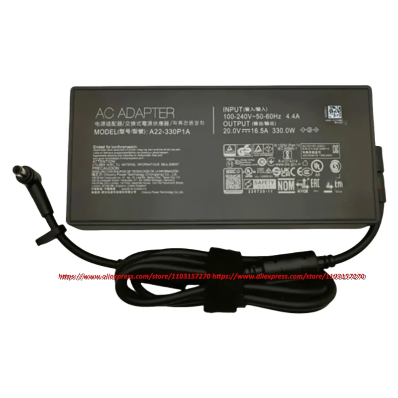 A22-330P1A 20V 16.5A 330W Laptop AC Adapter Charger For ASUS Laptop Power Supply 6.0x3.7mm ADP-330GB B A21-330P1A A23-330P1A