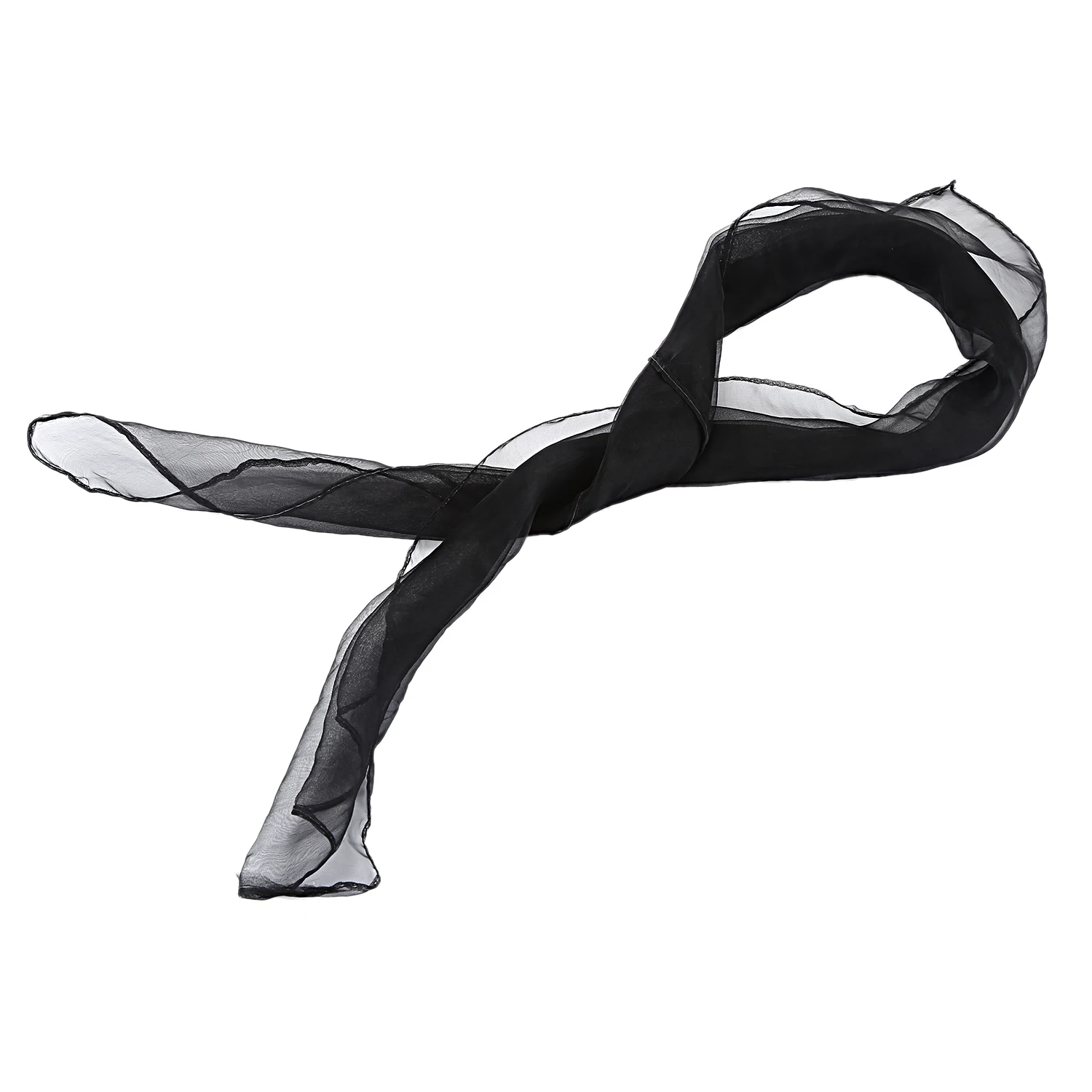 ГОРЯЧИЙ Прекрасный модный простой квадратный шифоновый шарф на шею, платки на голову 70 см x 70 см (черный)