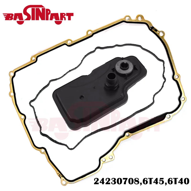 Filtro de Óleo para Transmissão Automática 6T40 6T40E 6T45 6T45E Peças de Reparo 24230708 Compatível com GM BUICK Acessórios Automotivos Peças de Carro 6T30