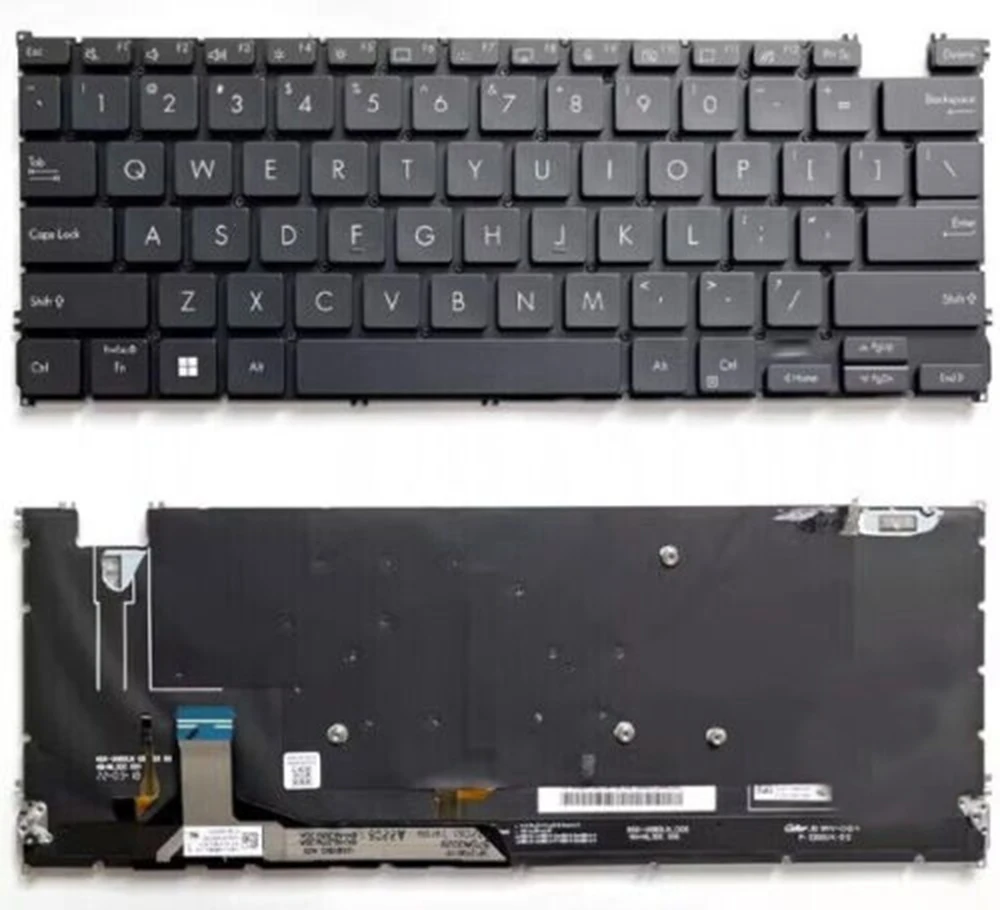 

New US Russian Keyboard For Asus UX3402 UX3402ZA UX3402VA ZenBook 14 With Backlit Black English RU