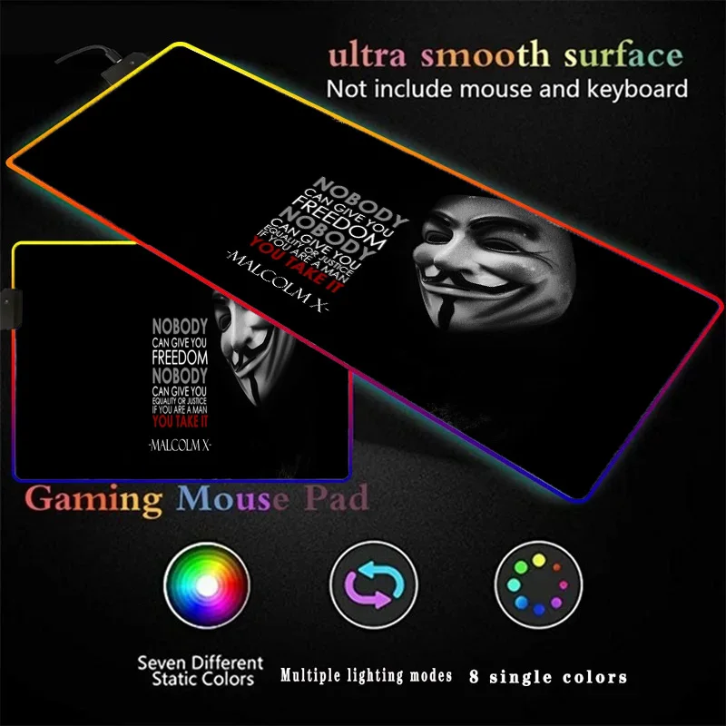 Mousepad Xxl Nobody Can Give You Freedom Gaming Setup Accessories Office Carpet Computer Table Pc Mouse Pad Speed Desk Carpet