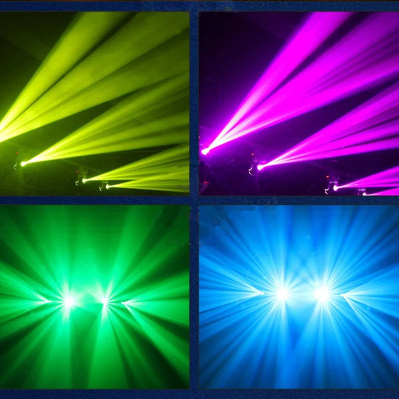 120W Led Beam Spot Wash Gobo 18 Face Roto Prism Moving Head Light Super Bright Dj Disco Party Lights DMX512 Stage Lighting