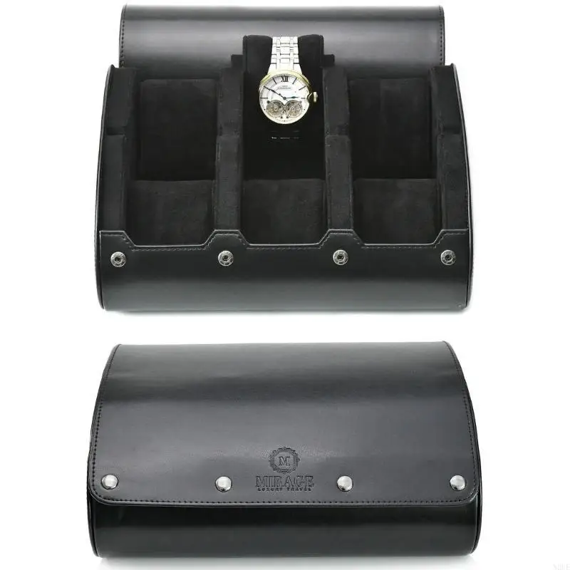

N2UE Watch Box 6 Slots Travel Watch Storage Box Watch Case Jewelry Display