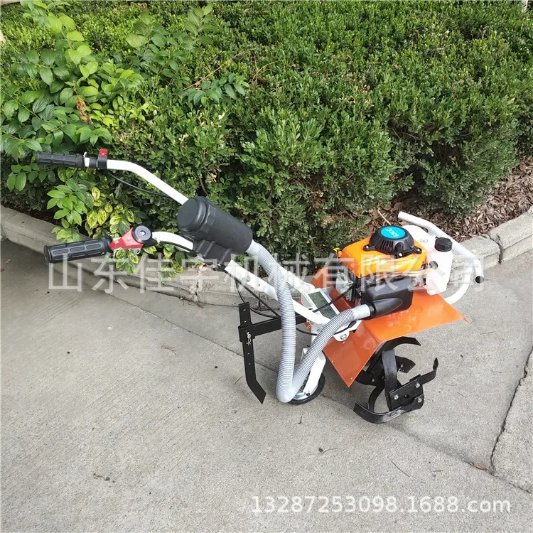 Garden micro tillage and weeding machine plow and soil loosening micro soil loosening machine