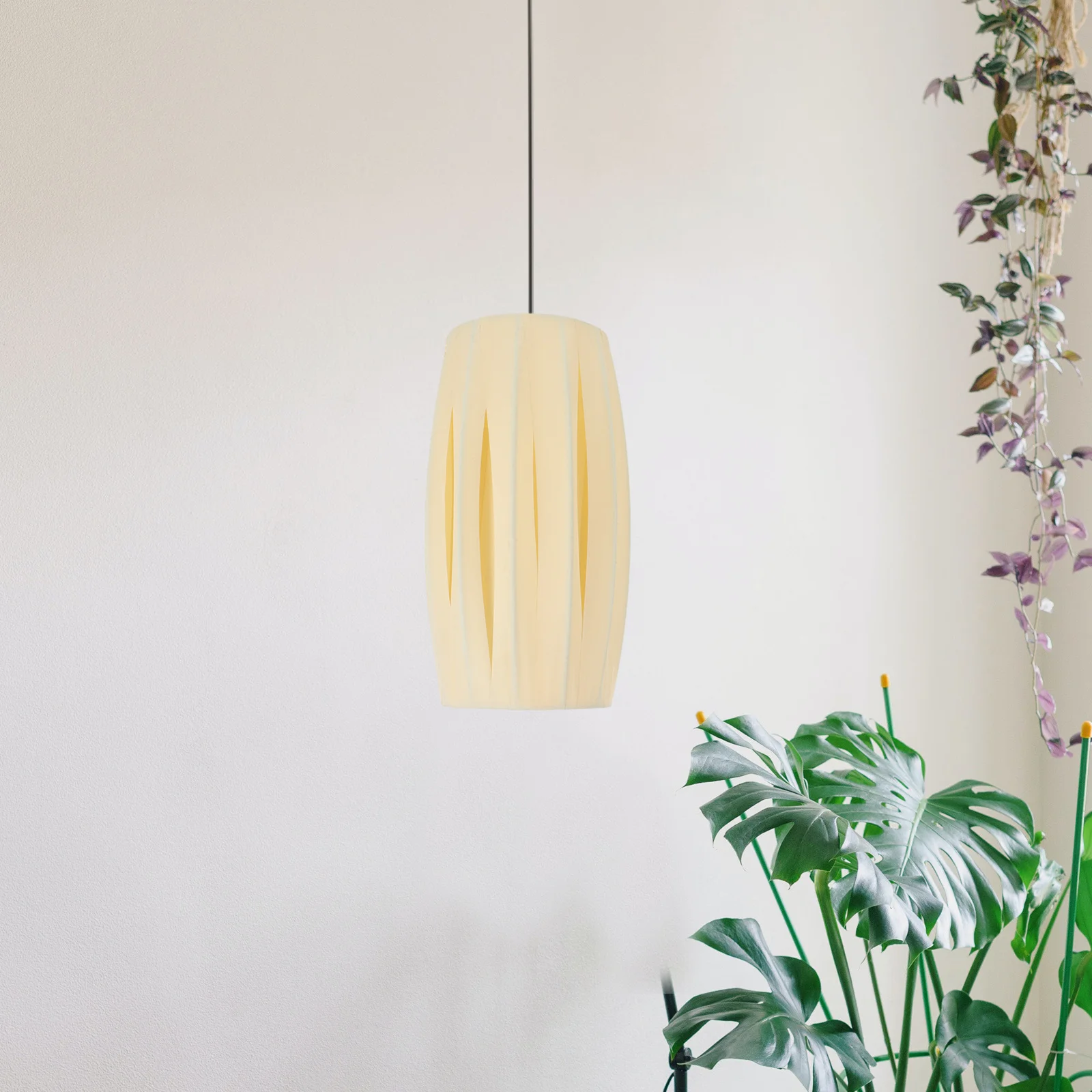 

Fabric Lampshade E27 Clip-on Drum Vintage Pleated Cloth Light Cover for Table Floor Pendant Lampshades Replacement