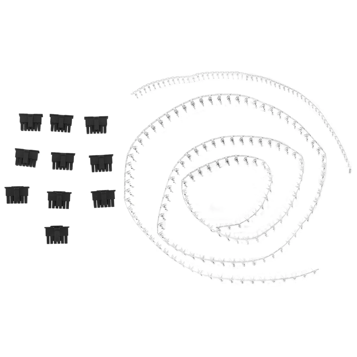 BISM1 10 pezzi PCIe 5.0 12VHPWR 16 pin 12 + 4 pin connettore cavo di alimentazione GPU maschio con perni terminali